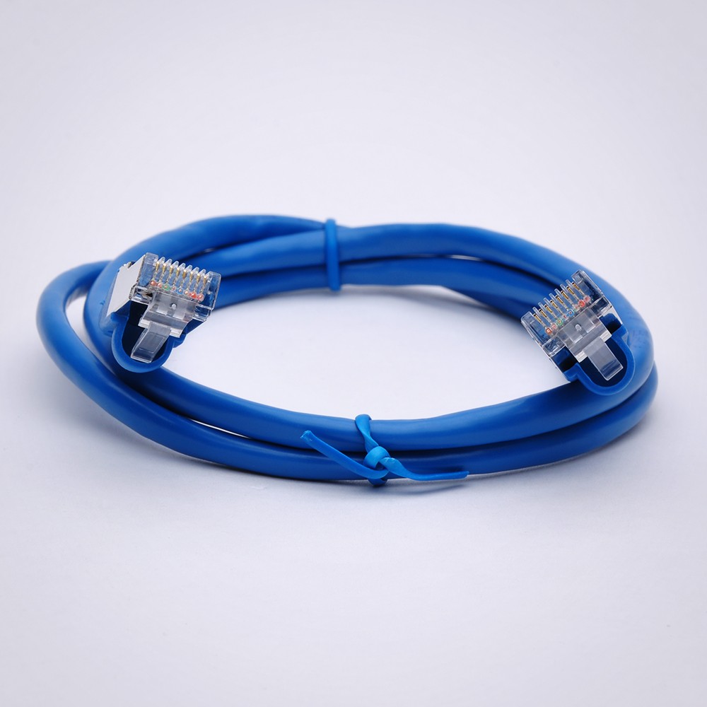 3ft-cat5e-ethernet-кабель экранированный-синий