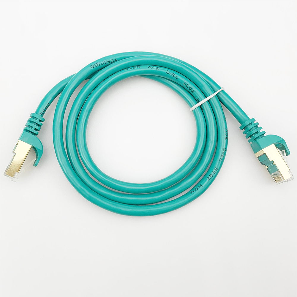 Cat6A FTP медный патч-корд Ethernet с одним экраном из ПВХ