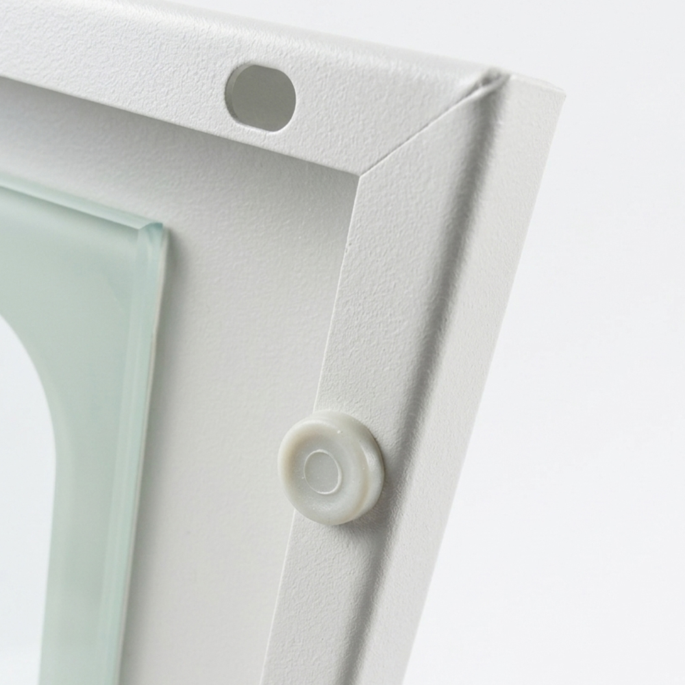 Настенный стальной шкаф для хранения вещей со стеклянной дверью – магнитное закрытие, 380×210×382 мм