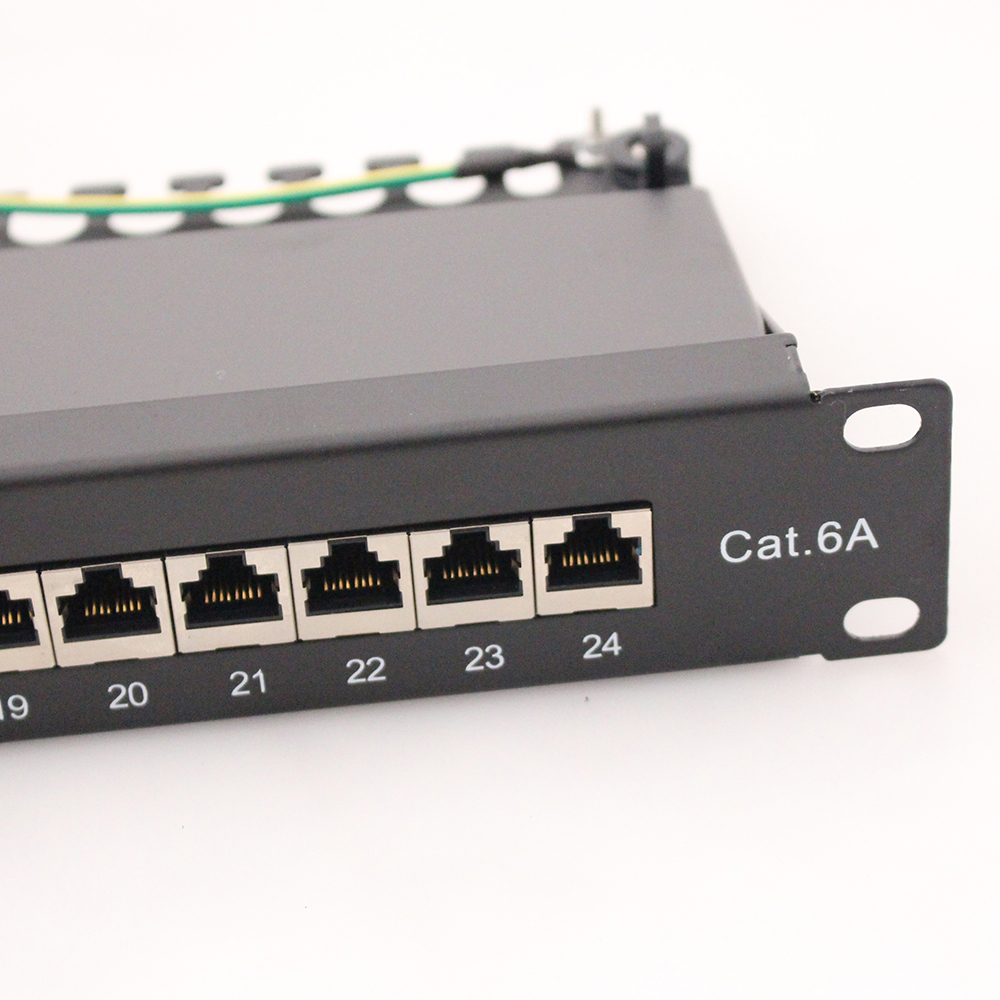 Патч-панель Cat6A FTP, 24 порта