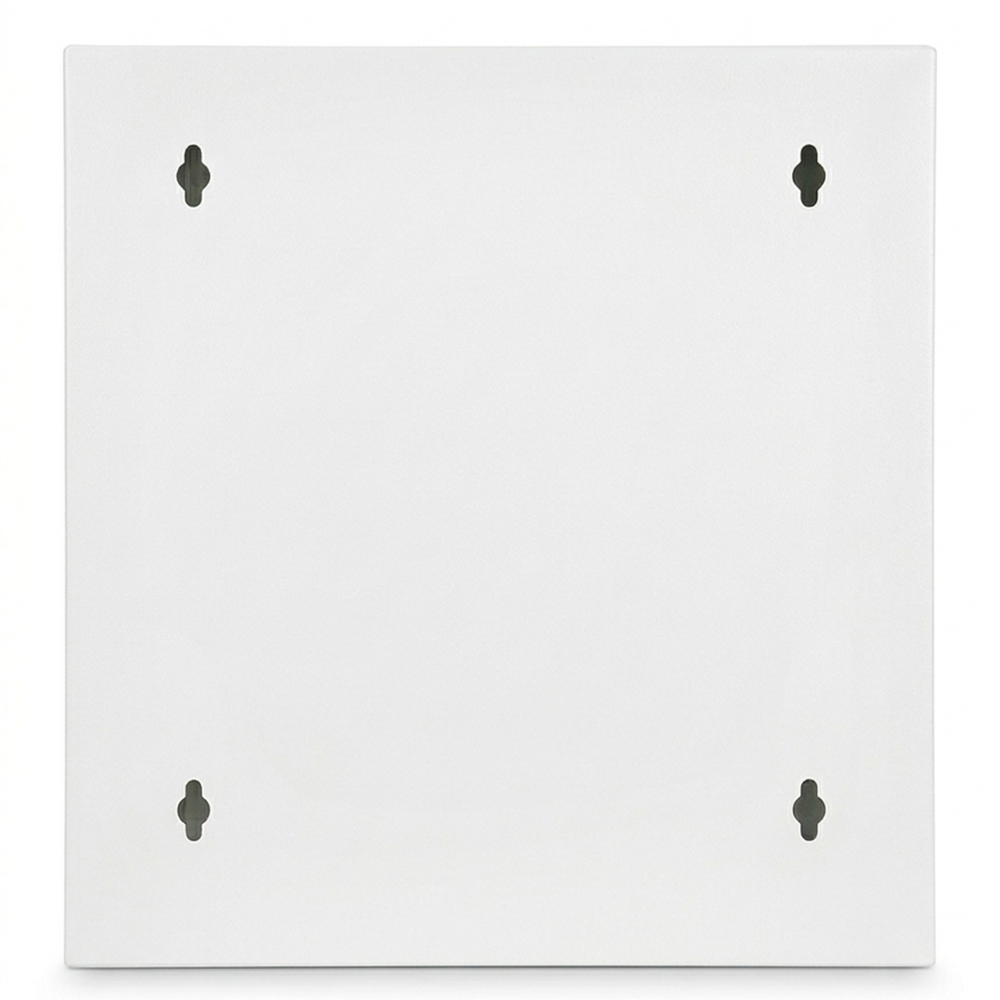 Настенный стальной шкаф для хранения вещей со стеклянной дверью – магнитное закрытие, 380×210×382 мм