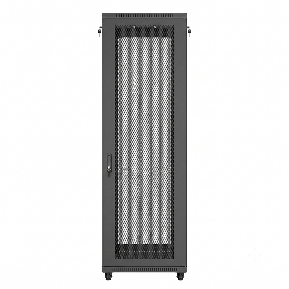 Отдельно стоящий серверный шкаф WEBIT Slimline 42U 600x800 | Тип двери с одной сеткой